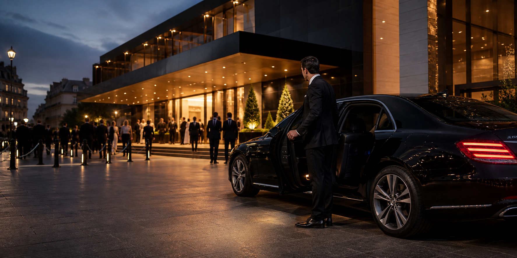 Chauffeur New Year's Eve Paris — 31 December Night - Prestige Cab France